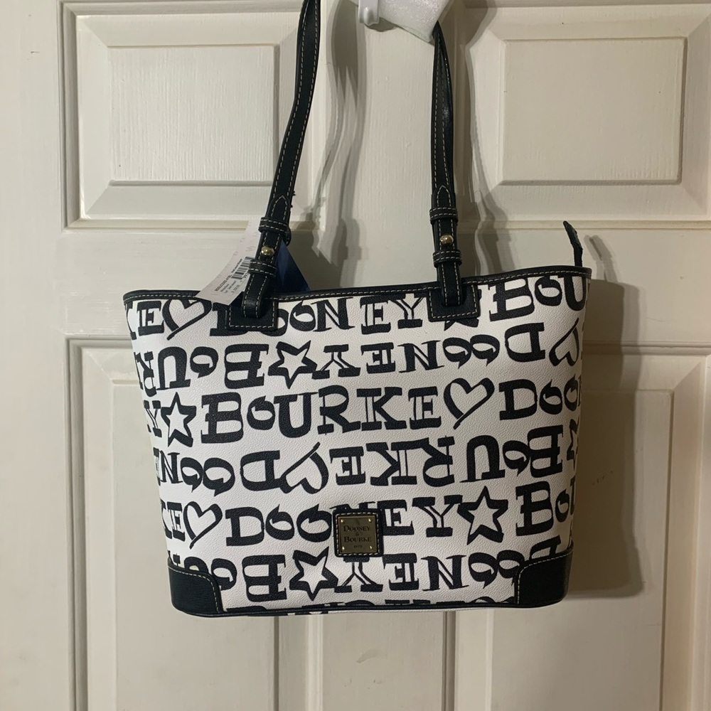 Dooney and Bourke Small Leisure Shopper Doodle Print